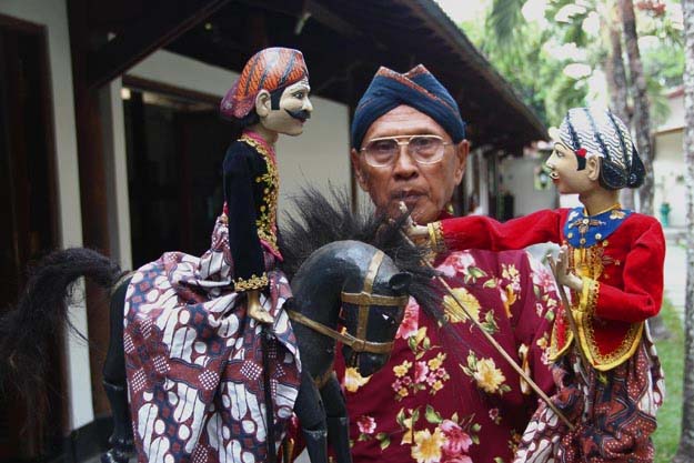 Agustinus Wahadi pencipta Ketoprak Golek dari Pandak, Bantul, foto: a.sartono