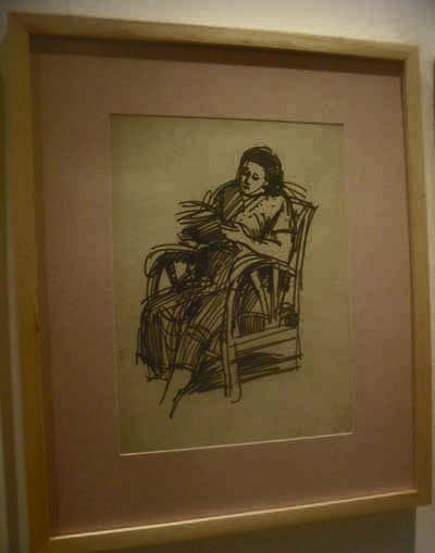 1.	Satu dari sejumlah sketsa karya Tino Sidin dipamerkan di Gedung Heritage BI, Yogyakara , Foto: Ons Untoro