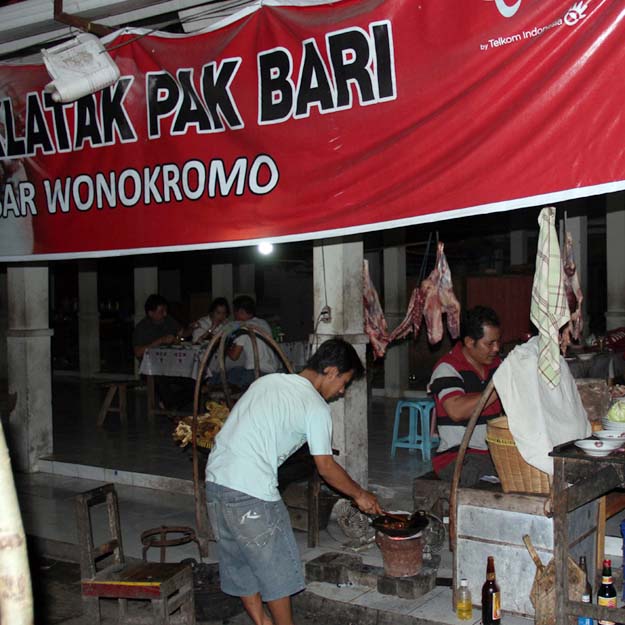 Sate klatak, pak Bari, Jalan Imogiri Timur, Pasar Jejeran, Wonokromo, Pleret, Bantul, foto: Barata