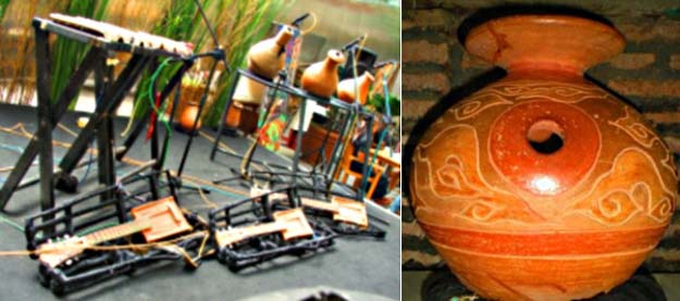 Tedy Nurmanto, kreator alat musik keramik, Jatiwangi, November 2012, foto: dokumentasi pribadi Tedy