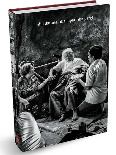 (Buku berjudul ‘Dia Datang, Dia Lapar, Dia Pergi’ yang berkisah mengenai Affandi dilaunching di Sangkring, Foto: Jogjanews